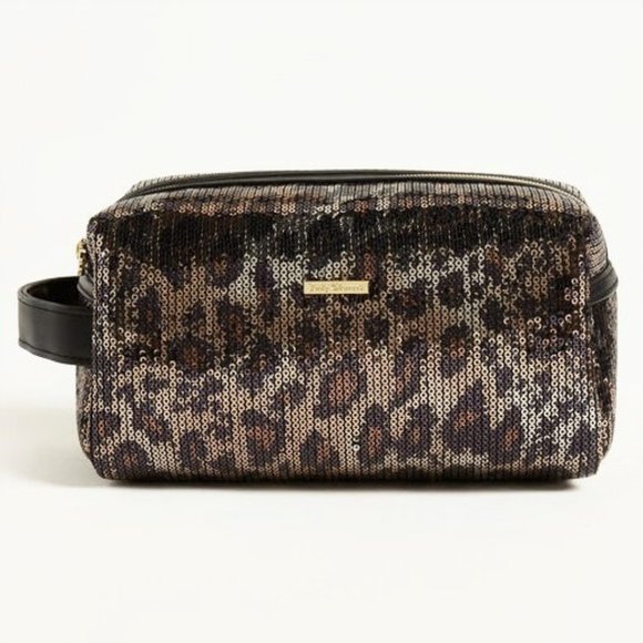 Juicy Couture Bags Nwt Juicy Couture Sequin Cosmetic Bag 2 Bottes